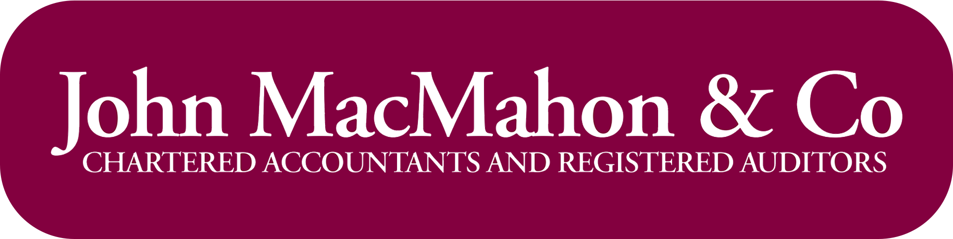 John MacMahon & Co Chartered Accountants & Registered Auditor Logo